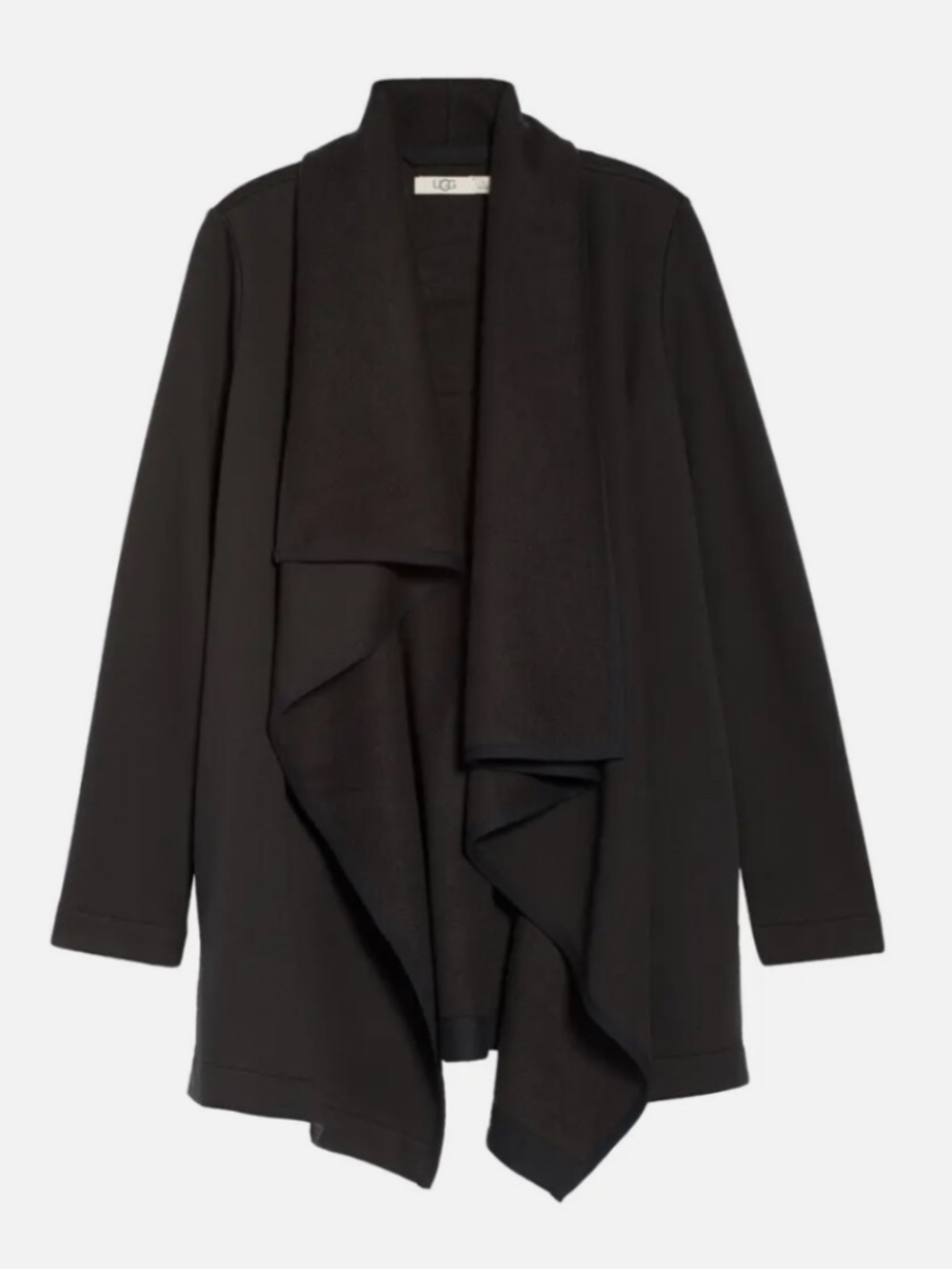 UGG Women's Black Fleece Wrap Cardigan